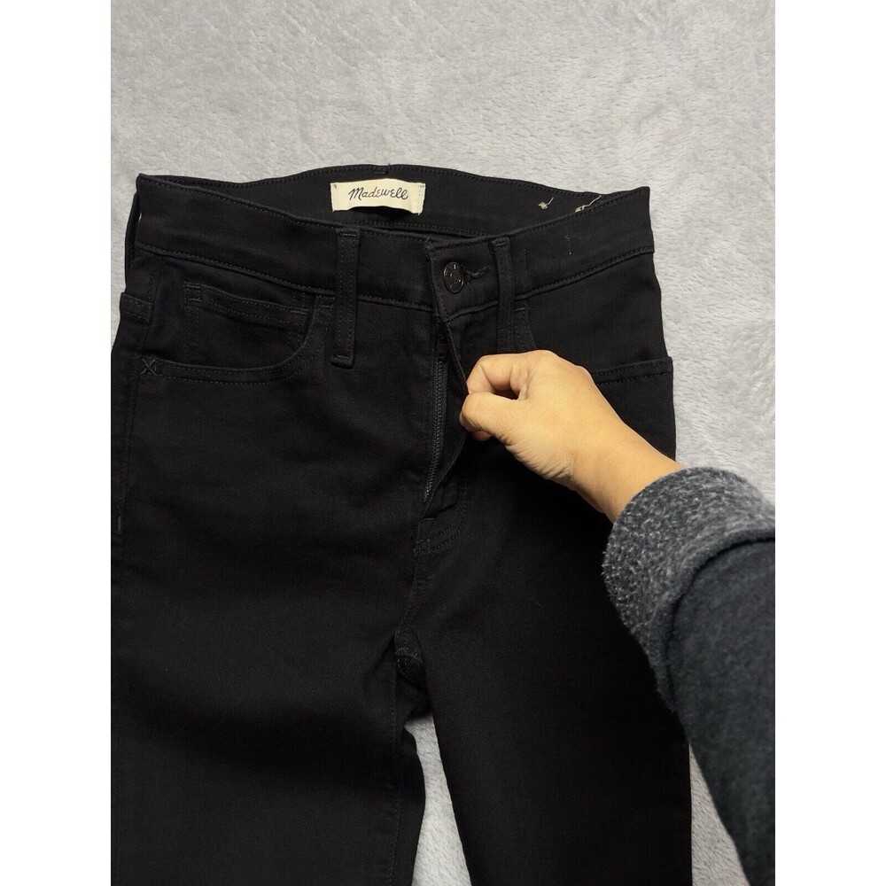 Madewell Roadtripper High-Rise Women's Black Stretch Denim Jeans Size 24 - Picture 9 of 14